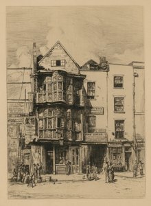 Illustration de la maison robuste de Sir Paul Pindar - English School