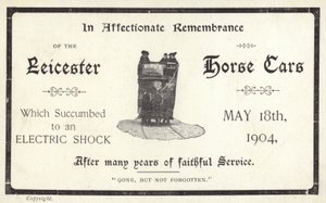 En souvenir affectueux des voitures de chevaux de Leicester