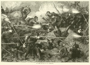 Dans la bataille de Saint-Quentin, janvier 1871 - English School