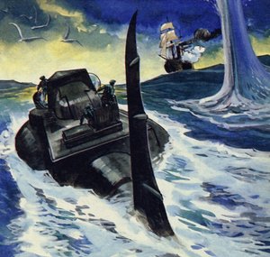 Dans la Manche, le navire a ouvert le feu sur le Nautilus - English School