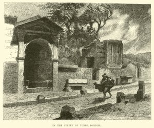 Dans la rue des tombes, Pompéi
