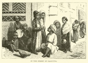 Dans la rue de Calcutta