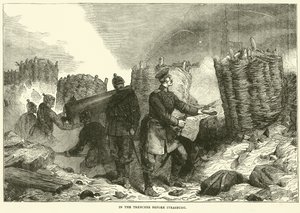 Dans les tranchées devant Strasbourg, septembre 1870 - English School