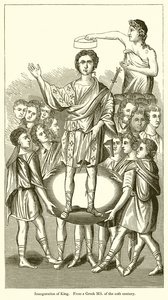 Inauguration du roi - English School