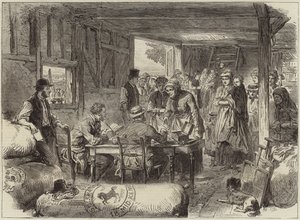 Incidents de la récolte du houblon - English School