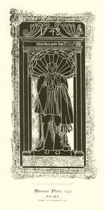 Dalle incisée (gravure)