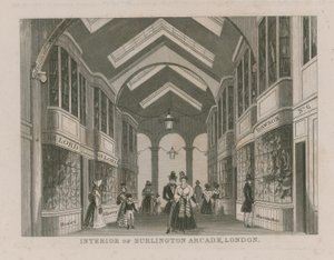 Intérieur de Burlington Arcade - English School
