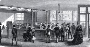 Intérieur de la banque Child - English School