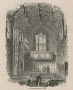 Intérieur de Crosby Hall - English School