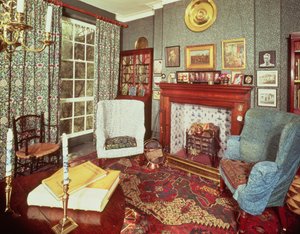 Intérieur du n°8 Hammersmith Terrace, construit vers 1735 - English School