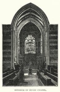Intérieur de la chapelle de Rugby - English School
