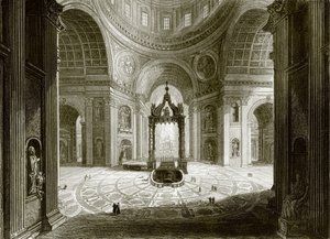Intérieur de Saint-Pierre de Rome