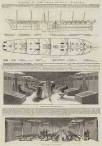 Intérieur du "Great Britain" Steam-Ship - English School