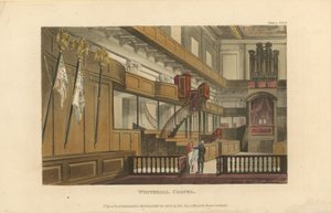 Intérieur de la chapelle de Whitehall - English School