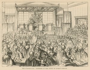 Intérieur de la Cour du Banc de la Reine - English School
