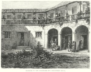 Intérieur de la cour d