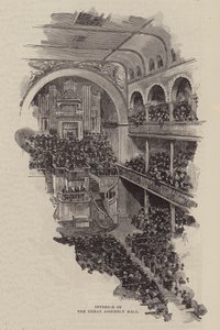 Intérieur de la grande salle d