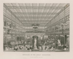 Intérieur de la Grande Exposition, 1851, Département Américain (Extrémité Est) - English School