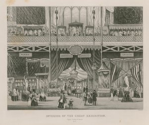 Intérieur de la Grande Exposition, 1851, Égypte, Turquie et Grèce - English School