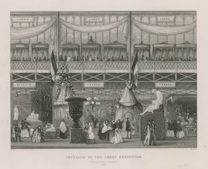Intérieur de la Grande Exposition, 1851, Département Français et Belge - English School