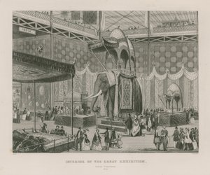 Intérieur de la Grande Exposition, 1851, Département Indien - English School