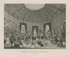 Intérieur de la Grande Exposition, 1851, Département Zollverein - English School