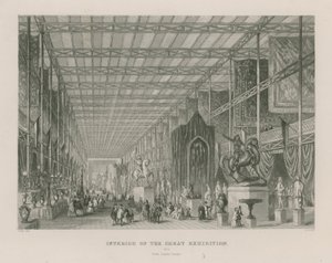 Intérieur de la Grande Exposition, 1851, depuis le Temple de Dante - English School