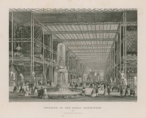 Intérieur de la Grande Exposition, 1851, depuis le Transept regardant vers l