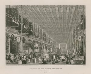 Intérieur de la Grande Exposition, 1851, extrémité ouest regardant vers l