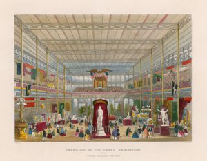 Intérieur de la Grande Exposition, Département américain (extrémité est) - English School