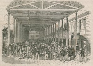 Intérieur du terminus du Great Western Railway - English School