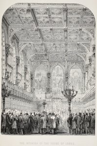 Intérieur de la Chambre des Lords - English School