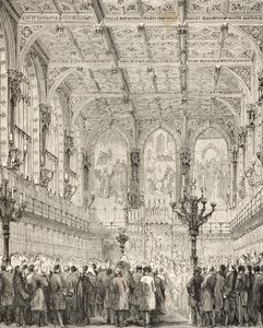 Intérieur de la Chambre des Lords - English School