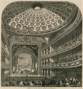 Intérieur du nouveau Théâtre de Surrey, Blackfriars Road, Londres - English School