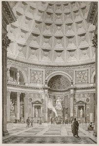 Intérieur du Panthéon à Rome (restauré)