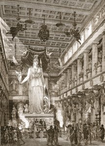 Intérieur du Parthénon, restauré