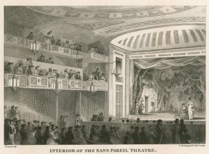 Intérieur du Théâtre Sans Pareil (Théâtre Adelphi), Londres