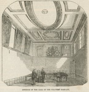 Intérieur de la salle de la Weavers Company - English School
