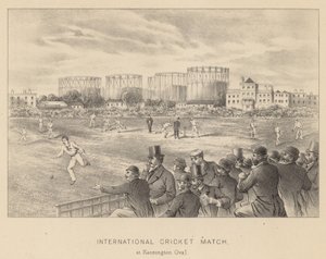 Match de cricket international au Kennington Oval - English School