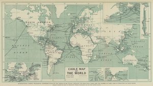 Communications télégraphiques maritimes internationales du monde en usage aujourd