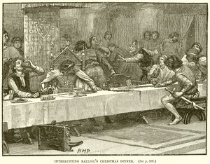 Interruption du dîner de Noël de Balliol