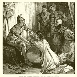 Entrevue entre Coriolan et sa femme et sa mère - English School