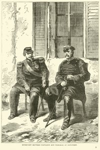Entrevue entre Napoléon et Bismarck à Donchery, septembre 1870 - English School