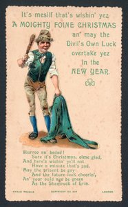 Irlandais, Carte de Noël - English School
