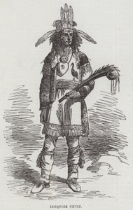 Chef iroquois (gravure) - English School