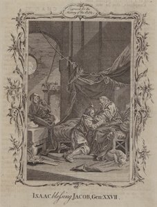 Isaac bénissant Jacob (gravure)