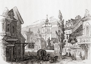 Islington, Grand Londres, Angleterre en 1760, de Old England: A Pictorial Museum, pub. 1847 - English School