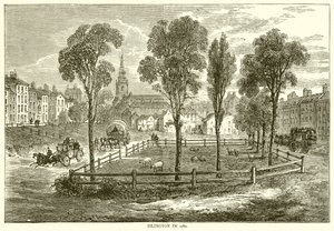 Islington en 1780 - English School