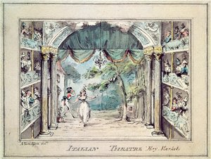 Théâtre italien, Haymarket - English School
