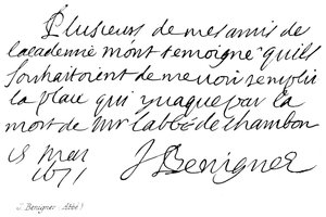 Abbé J Benigner - English School